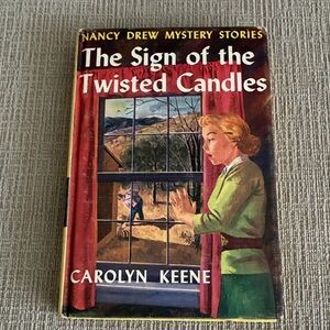Vintage Nancy Drew Book The Sign of the Twisted Candles